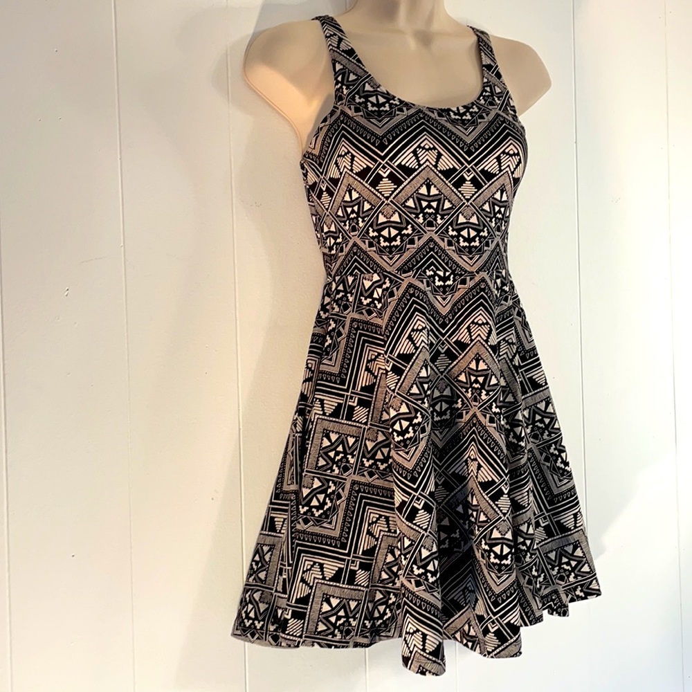Victoria Secret Bold Aztec Print Skater Dress